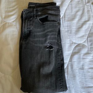 Old navy black ripped jeans 29X30